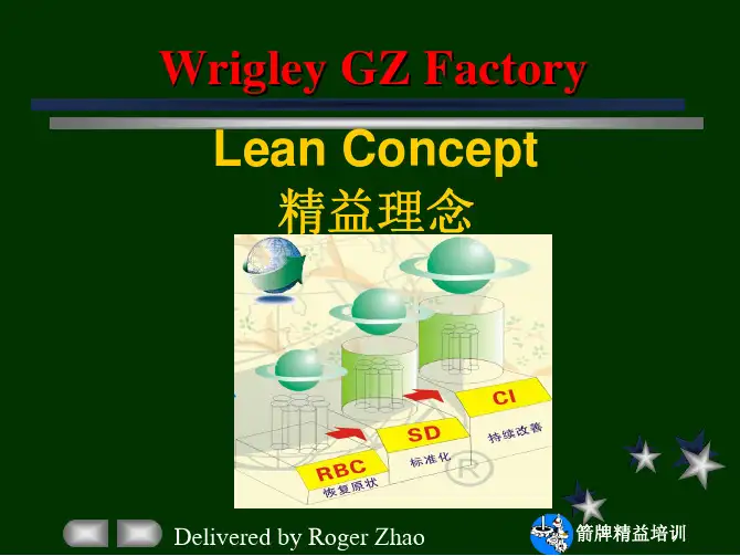 精益理念(2009)