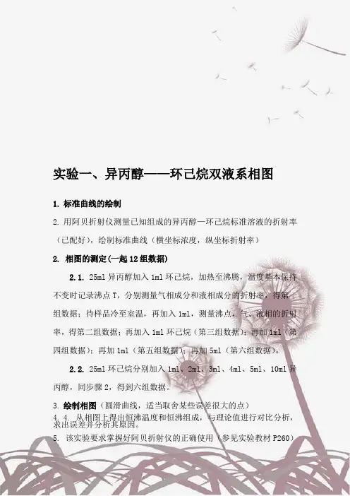 物理化学实验