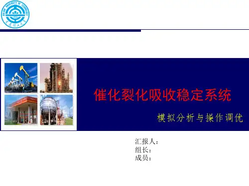 催化裂化装置模拟分析