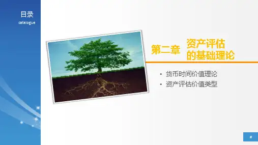 资产评估的基础理论知识
