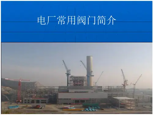 热电厂常用阀门简介