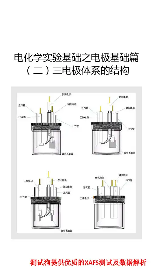 电化学实验基础之电极基础篇 (二)三电极体系的结构