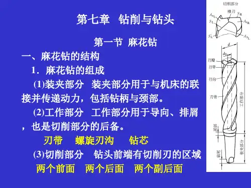 钻削与钻头