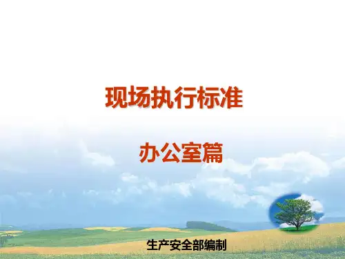 办公室定置管理ppt课件