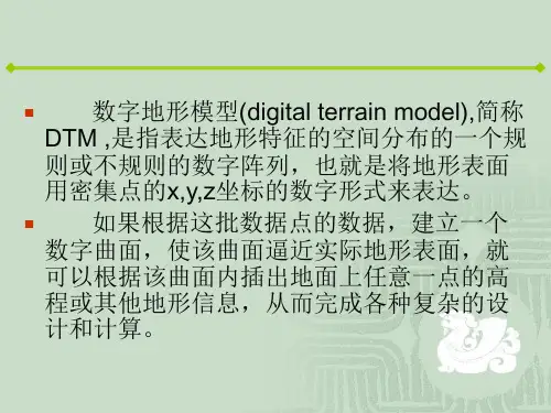 数字地形模型