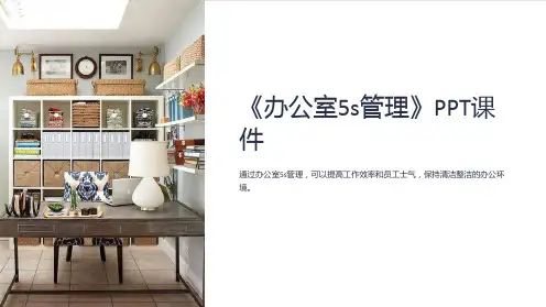 《办公室5s管理》课件