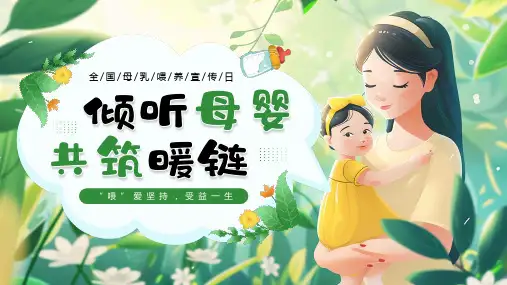 2024全过母乳喂养宣传日母乳喂养知识PPT