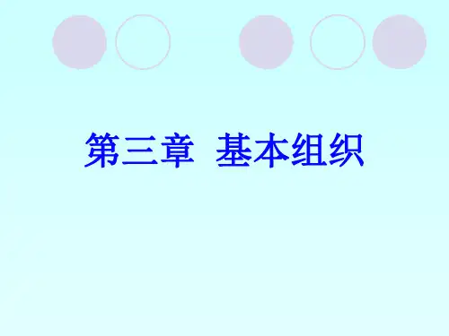 解剖学课件-上皮组织、肌组织、神经组织