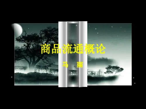 商品流通概论-第三章   商品流通企业