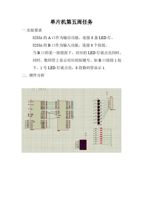 使用8255A控制led