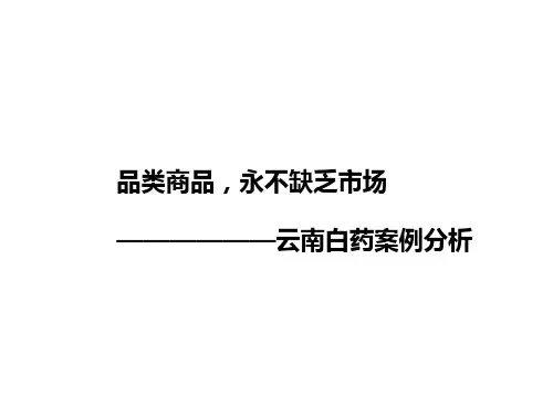 云南白药创可贴案例分析