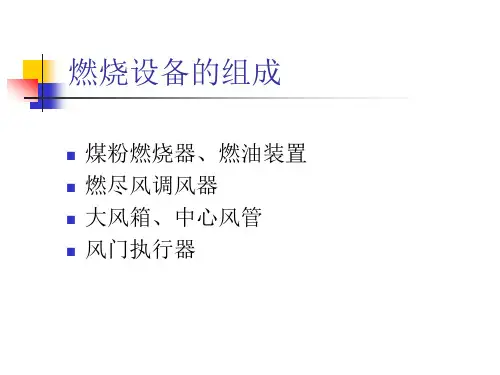 发电厂燃烧设备简介