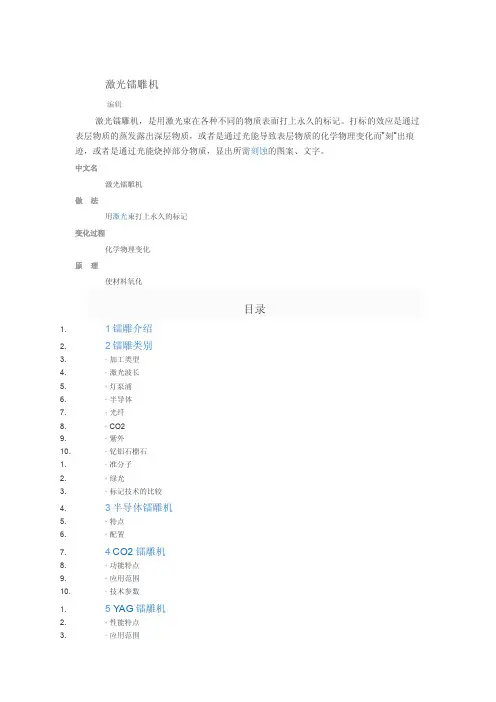 激光镭雕机——精选推荐