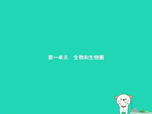七年级生物上册 1.1.1 生物的特征课件 (新版)新人教版