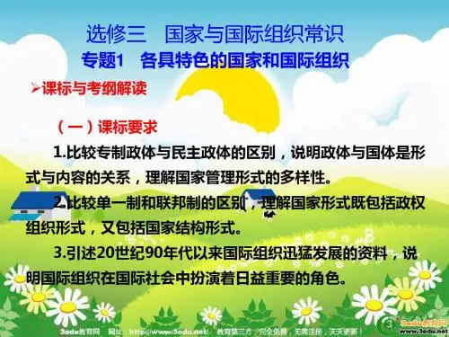 2013届高考政治选修3考点复习课件1.ppt
