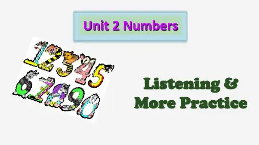 Unit+2+ListeninPractice+课件+2023-2024学年牛津深圳版英语八年级上册