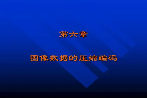 第六章图像数据的压缩编码案例