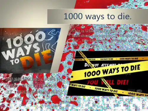 1000种死法 英语ppt duty report