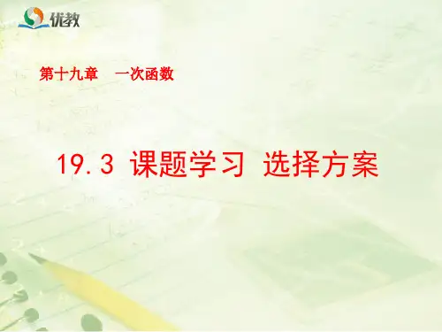 《选择方案》新授课课件