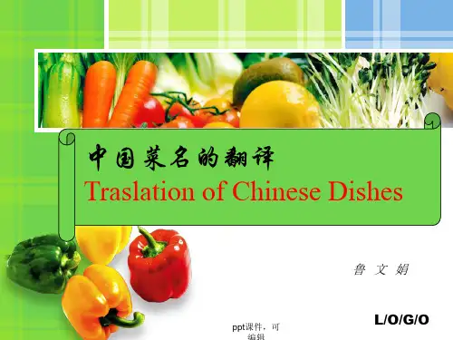 中西菜名翻译(精品课件)