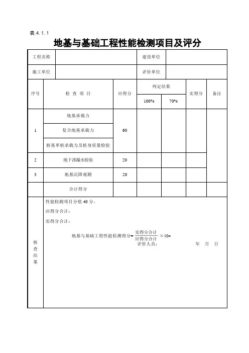 GBT50375-2016建筑工程现场施工质量评价标准(全套表格模板格)