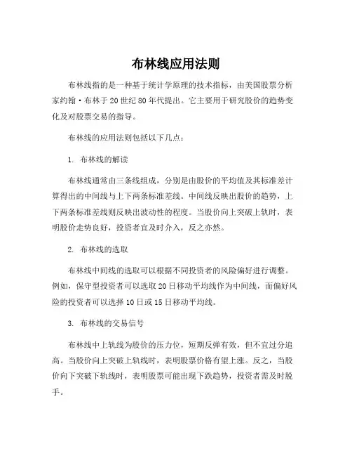 布林线应用法则