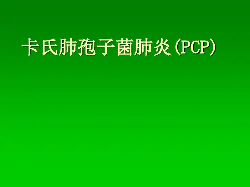 卡氏肺孢子虫肺炎ppt (1)