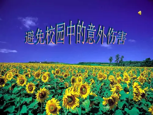 避免校园中的意外伤害PPT课件