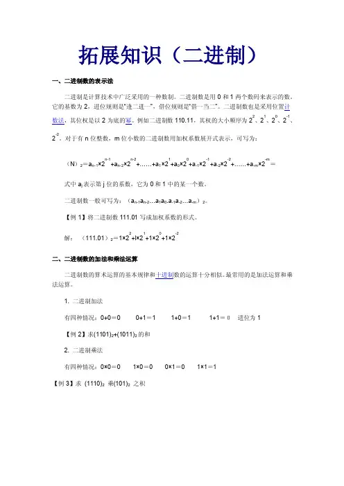 【精品】拓展知识（二进制）42