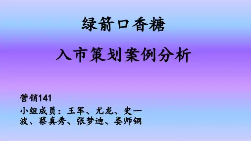 绿箭案例分析