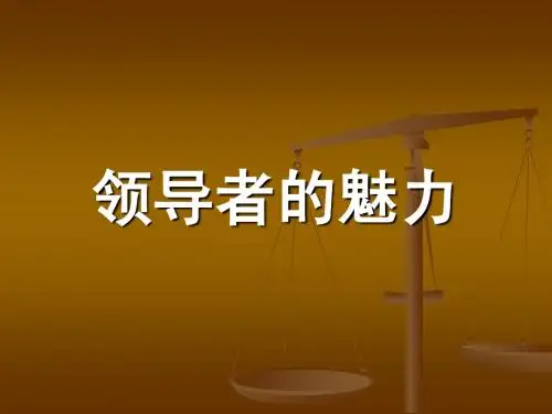 领导者的魅力