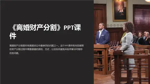 《离婚财产分割》课件