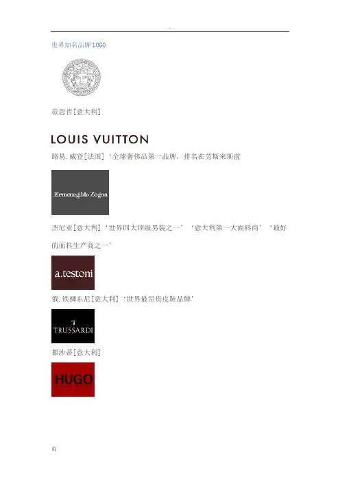 世界知名品牌logo