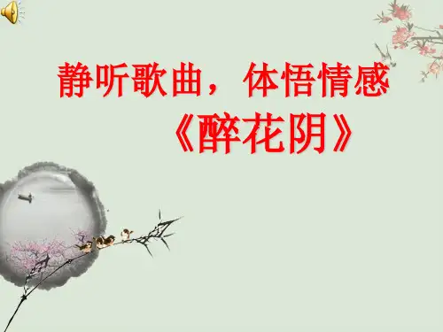 《醉花阴》优质课一等奖