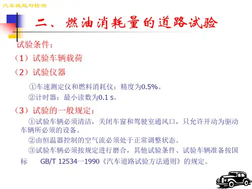 汽车燃油经济性2