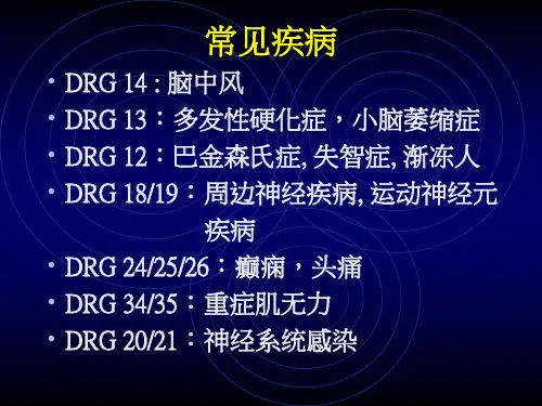 神经内科常见疾病及处置介绍
