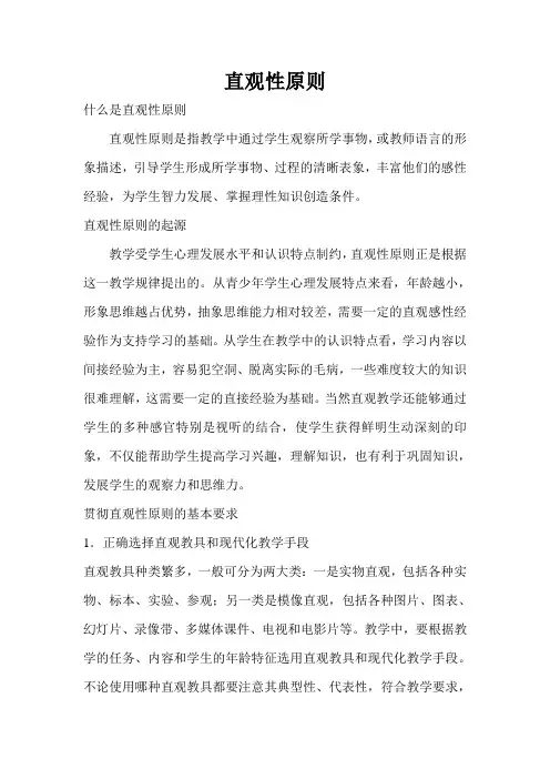 直观性原则