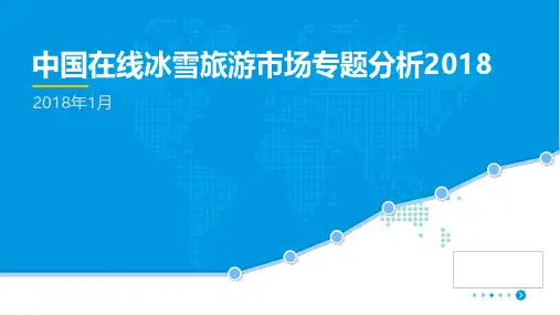 中国在线冰雪旅游市场专题分析2018
