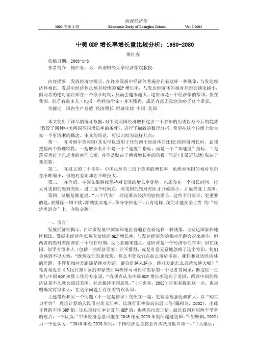 中美GDP