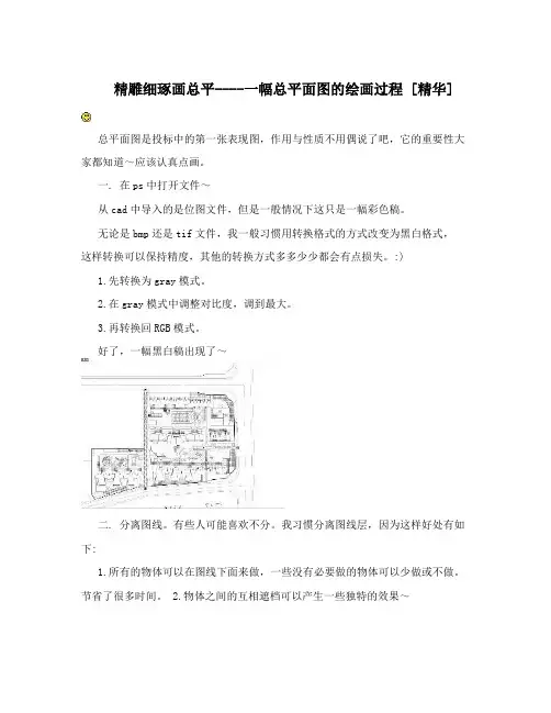 精雕细琢画总平----一幅总平面图的绘画过程   [精华]