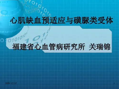 《心肌缺血预适应》PPT课件
