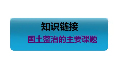 荒漠化类型