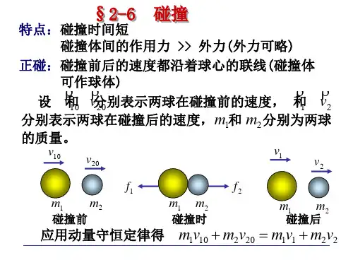大学物理2-6碰撞