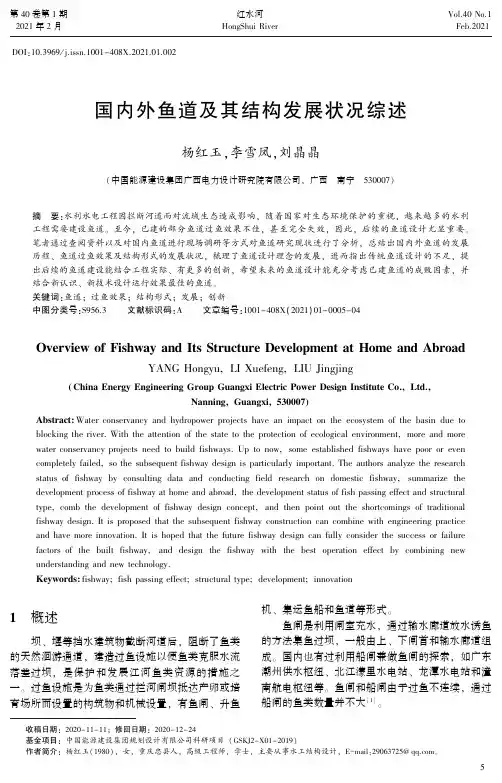 国内外鱼道及其结构发展状况综述