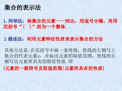 集合的表示法2