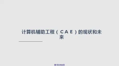 cae的现状和未来崔俊芝院士图文PPT课件