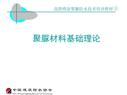 聚脲材料基础理论(精选PPT)