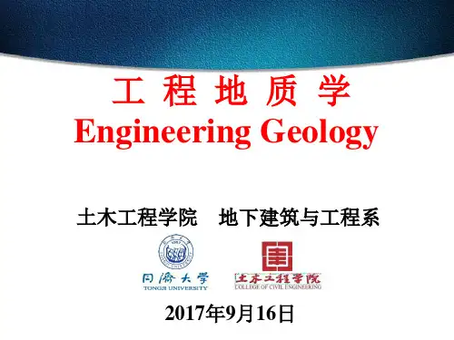 工程地质学 第五章 地下水 岩土的水理性质渗流与达西定律