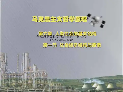 马克思主义哲学 第六章第一节 社会经济基础与要素