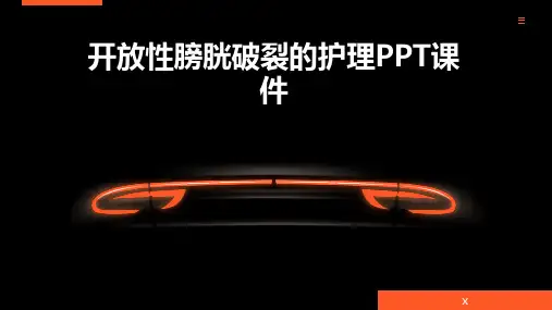 开放性膀胱破裂的护理PPT课件